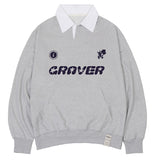 SPORTY GRAR Collar Sweatshirt