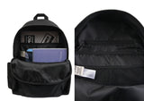 Baseball Black Logo Embroidery One Pocket Backpack