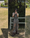 Const Bring Damaged Wide Denim