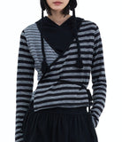 Tamin Stripe Wrap T-shirt