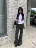 Yeru Cargo Military Bootcut Pants
