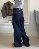 Dian Pocket Washed Denim Pants