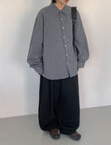 [Unisex] Hyusi Check Over Long Sleeve Shirt