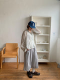 Lenna cut banding bermuda pants