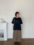 [unisex] Miglon Pintuck Cotton Wide Pants