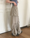 Nuka Two Way Nylon Parachute Skirt Pants
