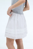 Lonesha embroidered short skirt