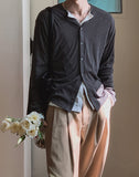 Daily Ribbed Round Cardigan