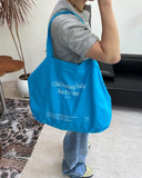 Toen Lettering Big Tote Bag
