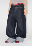 ROLL-UP WIDE DENIM