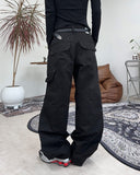 Heaven Wide Carpenter Cotton Pants