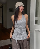 Heid Halter Layer Long Sleeveless