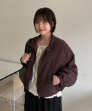 Lirine High Neck Crop Wind Jumper