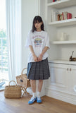 Valley Garden White Short Sleeve Tee