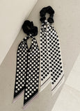 Godian Dot Ribbon Scrunchie