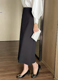 Days Basic H-Line Banding Long Skirt