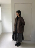 Mofila Suede Collar Over Jacket