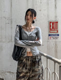 [U-BASIC] Etna slim button cardigan