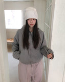Moa Two Way Check Hood Zip-Up