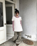 Arel Flower Short Sleeve Mini One Piece