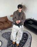 Karud lettering cotton pants