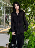 Flow wrap skirt pants