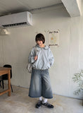 Uonin Washing Denim Bermuda Pants