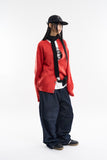 Amour crewneck wool alpaca cardigan