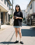 Silky Bio Collar Short Sleeve T-shirt