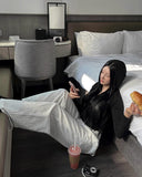 Swan Hood Wrap T-shirt