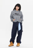 SHINING LOGO KNIT HOODIE