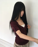 Dales Roll-up Three Quarter T-shirt
