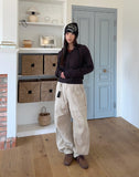 Caviel D-ring Work Cotton Pants