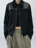MIX SUEDE BLOUSON JP