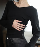 [ EEUN MADE ] Nora Slim V Tee
