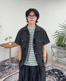 Die Two Pocket Nylon Shirt Jacket