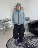Resa Shirring Nylon Cargo Pants