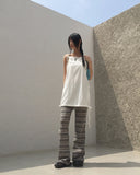 Tusha Ribbon Strap Nylon Layered Mini One Piece