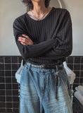 Soleil U-neck cable knit