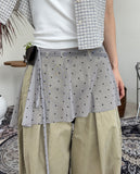 Sano Layered Dot Wrap Skirt