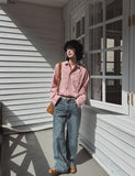 Dep washing card denim pants