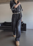 Blitz Cool Denim Short-Sleeved Shirt