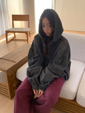 [unisex] Epfen Over Denim Hood Jumper