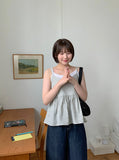 Metb Layered Check Sleeveless Blouse