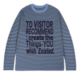 VISITOR Stripe Long Sleeve