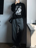 Punting Lettering Long Sleeve Tee