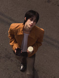 Croi Shoulder Pad Suede Jacket