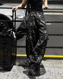 Summer Camo Wide Cargo Pants