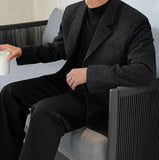Herring Wool Three-Button Jacket