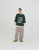 [AG] Slogan Layered Long Sleeve